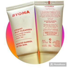Byoma Creamy Jelly Cleanser 2x Tri-Ceramide Complex 1.01 oz/ 30 mL NEW Sealed
